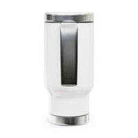 Brevuno 14oz Insulated Stainless Steel Travel Mug with Handle