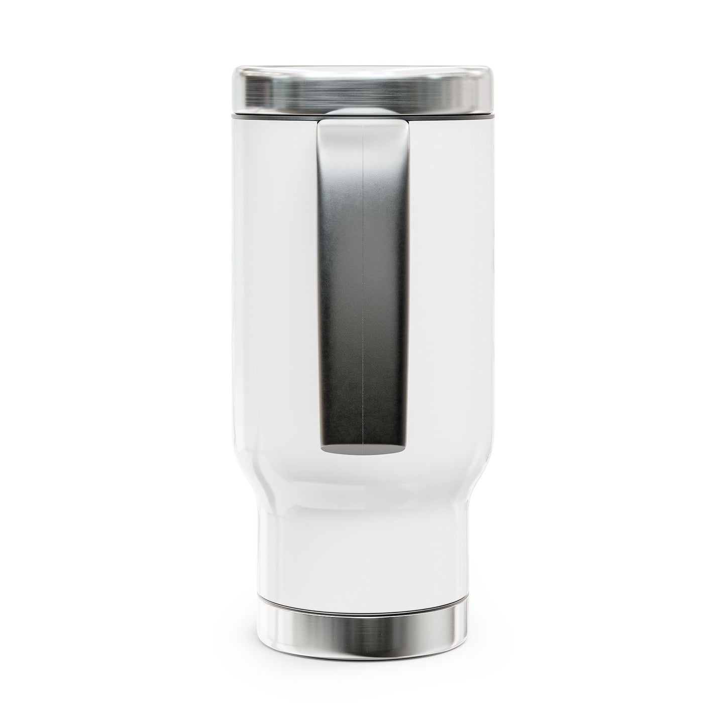 Brevuno 14oz Insulated Stainless Steel Travel Mug with Handle