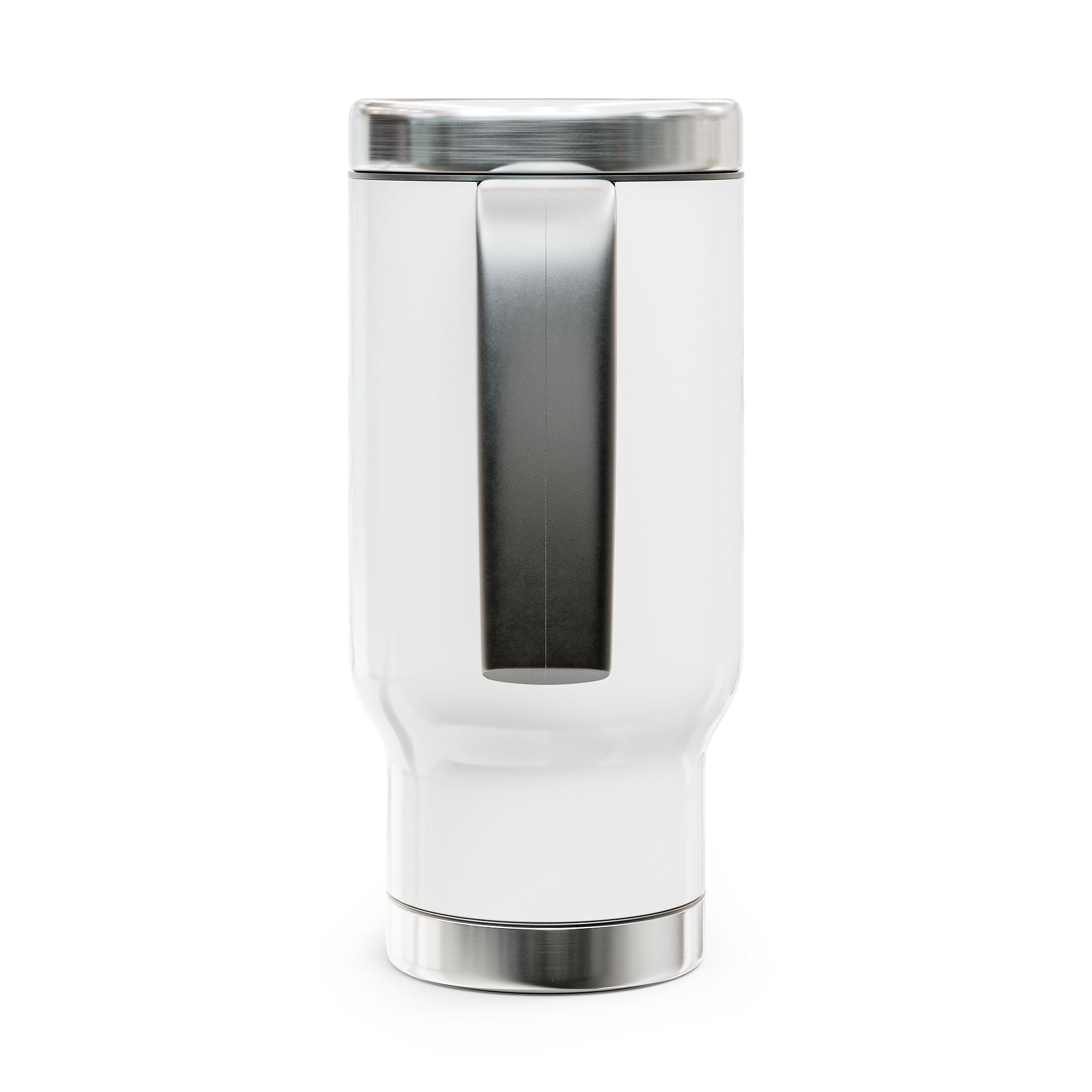 Brevuno 14oz Insulated Stainless Steel Travel Mug with Handle