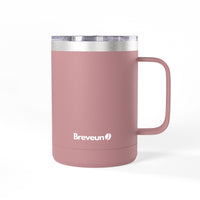 Breveuno 15oz Insulated Coffee Tumbler Mug