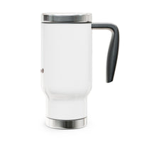 Brevuno 14oz Insulated Stainless Steel Travel Mug with Handle