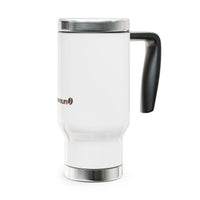 Brevuno 14oz Insulated Stainless Steel Travel Mug with Handle