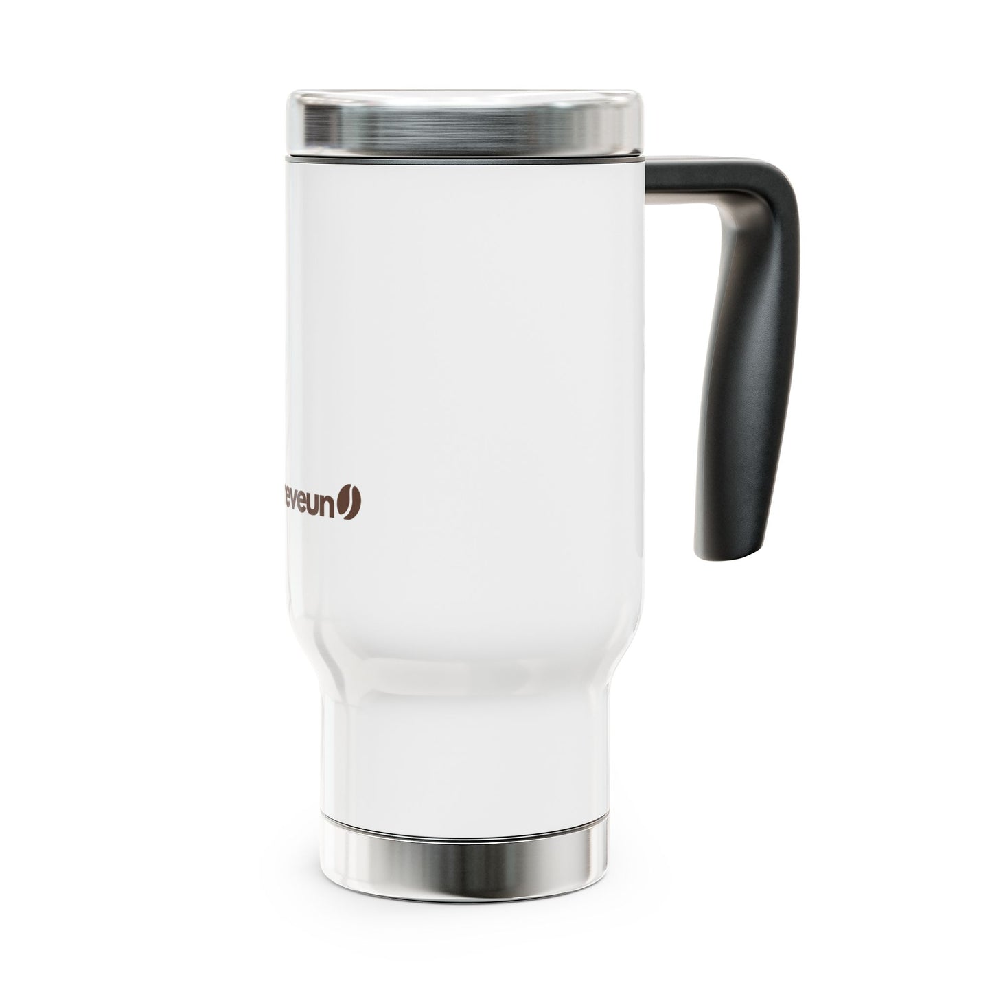 Brevuno 14oz Insulated Stainless Steel Travel Mug with Handle