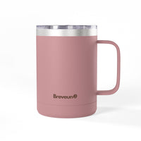 Breveuno 15oz Insulated Coffee Tumbler Mug