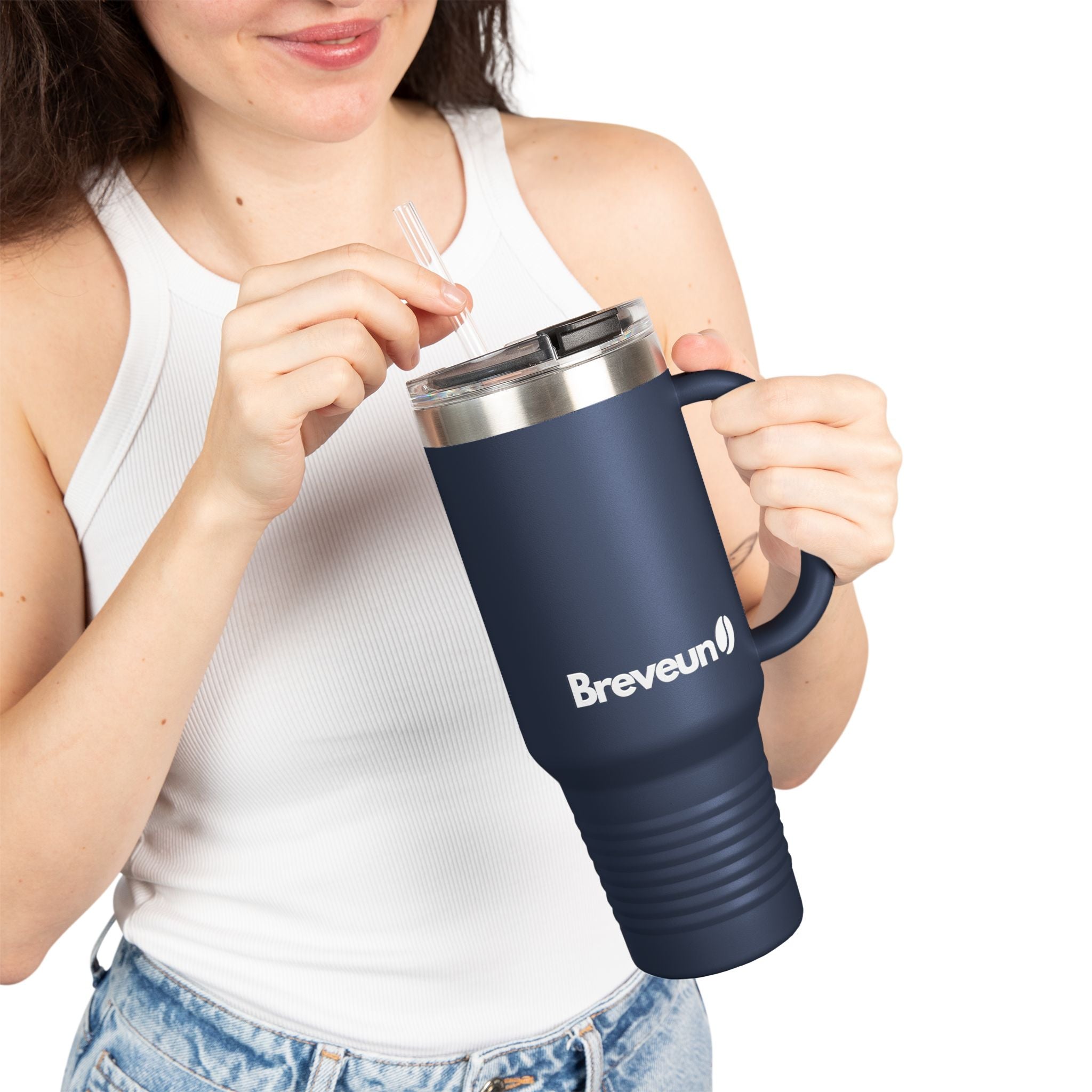 Breveuno 40oz Insulated Travel Mug