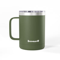 Breveuno 15oz Insulated Coffee Tumbler Mug